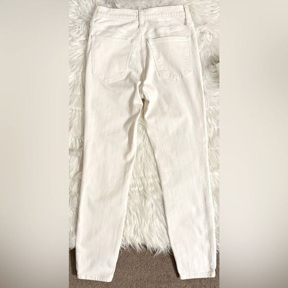 J. Crew High Rise Skinny Jean in White Size 27 - Picture 5 of 11